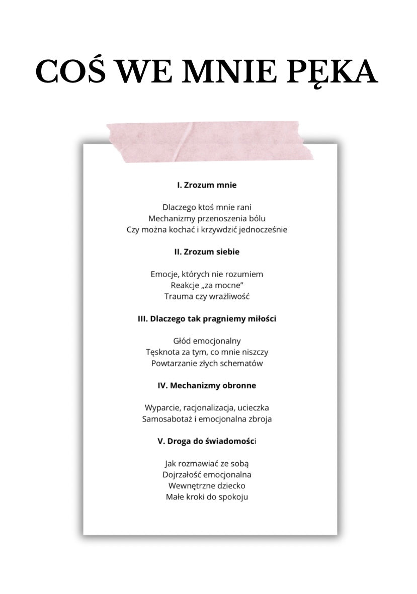 ZESTAW E-BOOKÓW „ Dziennik Przetrwania Dnia Codziennego” + „COŚ WE MNIE PĘKA” (wersja cyfrowa)