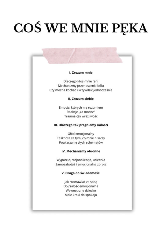 ZESTAW E-BOOKÓW „ Dziennik Przetrwania Dnia Codziennego” + „COŚ WE MNIE PĘKA” (wersja cyfrowa)