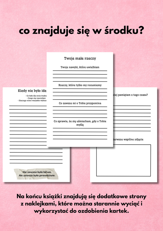 E-BOOK DIY „to zawsze byłeś TY” Prezent dla chłopaka (pdf)